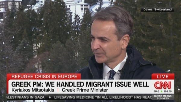 Μητσοτάκης στο CNN για μεταναστευτικό: Πρέπει να χτίσουμε φράχτες αλλά να ανοίξουμε και πόρτες