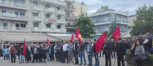 Με επιτυχία διοργανώθηκε τη Κυριακή 12 Μάη στην κεντρική πλατεία Μπότσαρη του Μεσολογγίου συγκέντρωση του ΚΚΕ για τις επερχόμενες τριπλές εκλογές