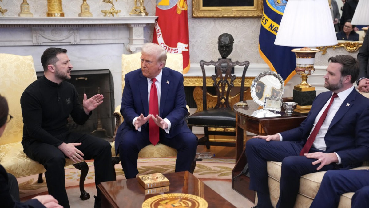 Μπροστά στις κάμερες «πλακώθηκαν» Ντ.Τραμπ και Β.Ζελένσκι: «Τελείωσες» του είπε ο Αμερικανός πρόεδρος!