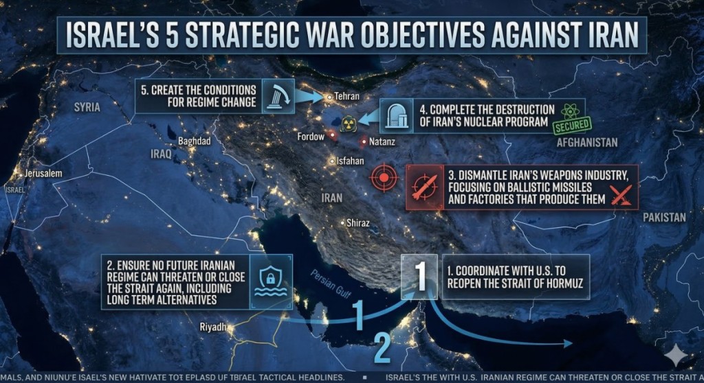 «Πόλεμος μέχρι τέλους»: Το Ισραήλ αποκάλυψε τους 5 κύριους στόχους του