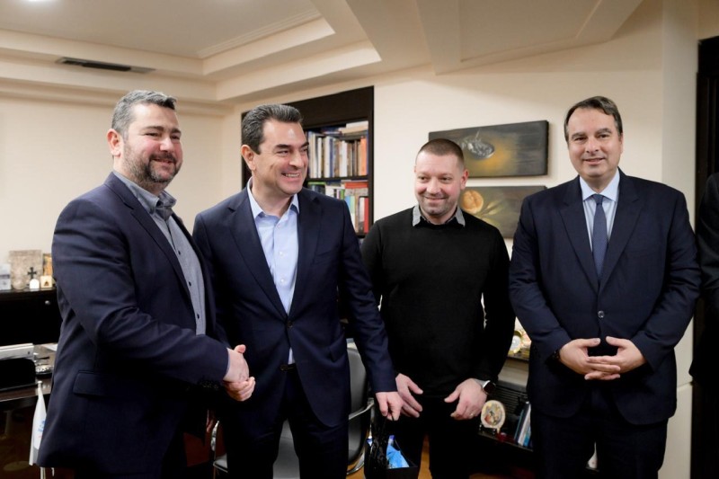 Θανάσης Παπαθανάσης: Περιοδεία στο Αγρίνιο με τον Κώστα Σκρέκα και τον Στέλιο Κονταδάκη – Επαφές με Δήμο, Επιμελητήριο και επιχειρήσεις.