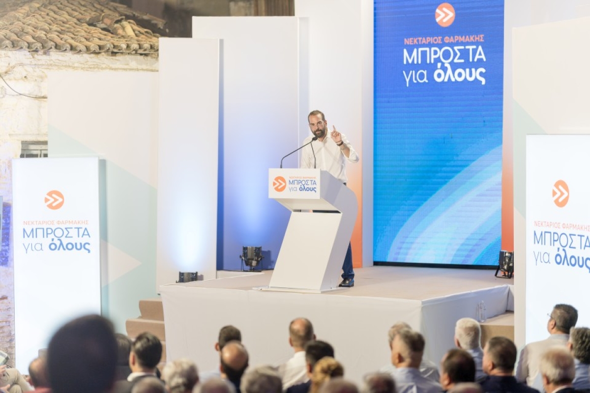 Ομιλία Ν. Φαρμάκη στον Πύργο: «Πάμε μπροστά για την Ηλεία της παραγωγής, του πολιτισμού και του τουρισμού!»