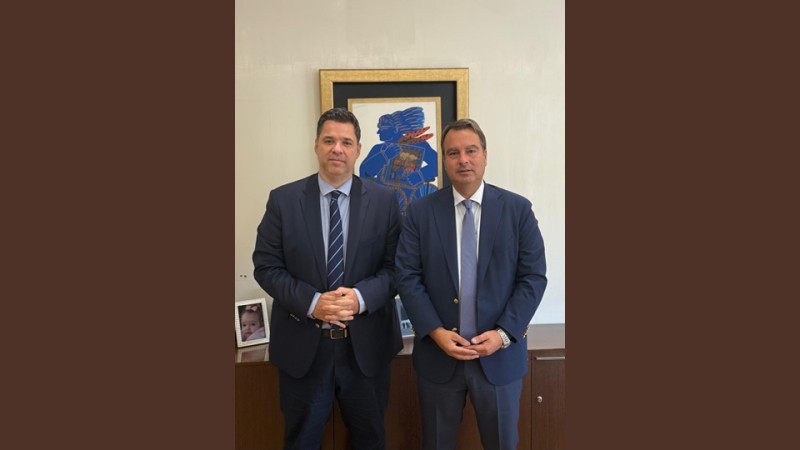 Συνάντηση του Βουλευτή Αιτωλοακαρνανίας Θανάση Παπαθανάση με τον Υφυπουργό παρά τω Πρωθυπουργώ Θανάση Κοντογεώργη για το Τοπικό Σχέδιο Ανάπτυξης της Αιτωλοακαρνανίας