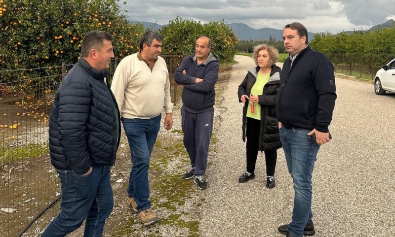 Θανάσης Παπαθανάσης: Αυτοψία σε Ευηνοχώρι και Γαλατά – Άμεση κινητοποίηση του ΕΛΓΑ για καταγραφή ζημιών και στήριξη των πληγέντων