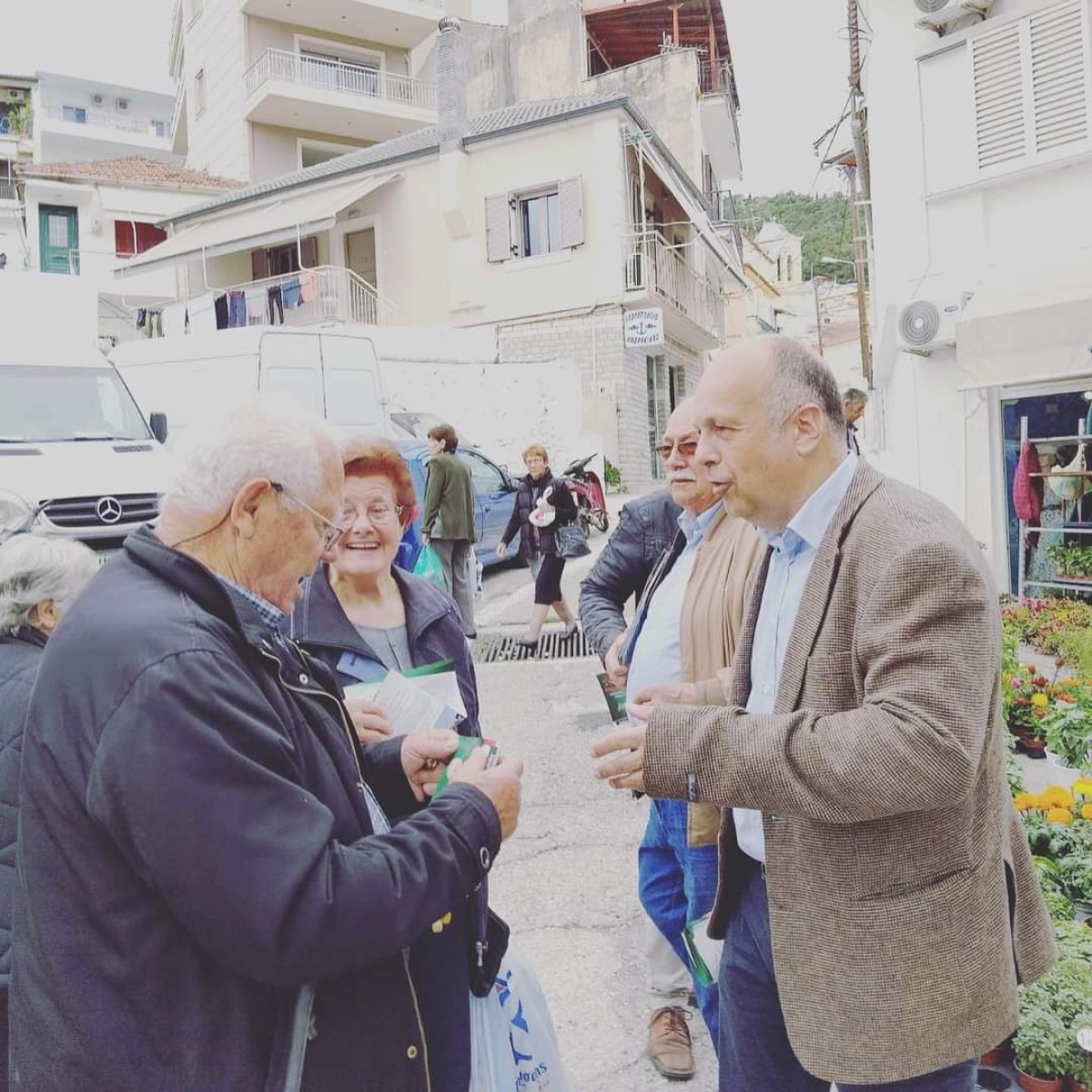 Επίσκεψη του Σταύρου Καραγκούνη στην Αμφιλοχία