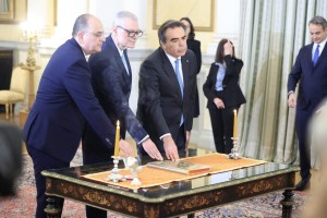 Ανασχηματισμός: Ολοκληρώθηκε η ορκωμοσία Λαζαρίδη, Σχοινά και Τουρνά στο Προεδρικό Μέγαρο