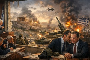 Η ελληνική πολιτική στη σκιά του πολέμου