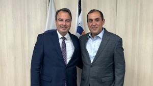 Θανάσης Παπαθανάσης - Θεσμική συνάντηση με τον Υφυπουργό Κλιματικής Κρίσης και Πολιτικής Προστασίας Κώστα Κατσαφάδο