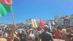 Κρήτη: Συγκέντρωση διαμαρτυρίας κατά του ισραηλινού κρουαζιερόπλοιου στον Άγιο Νικόλαο (βίντεο)