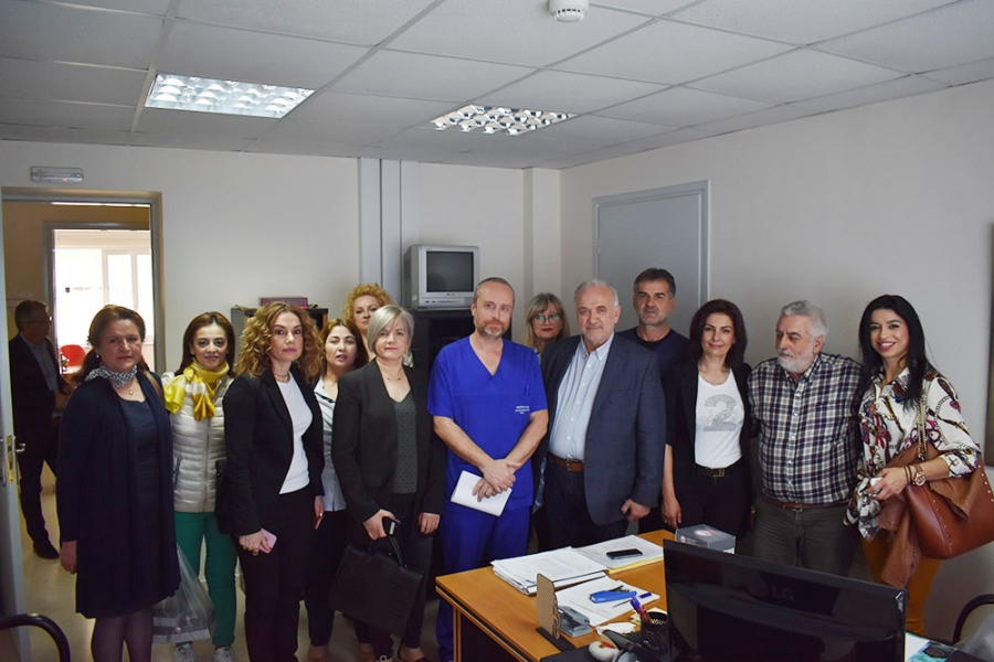 Επίσκεψη στο Γενικό Νοσοκομείο Χαντζηκώστα πραγματοποίησε σήμερα, ο υποψήφιος Δήμαρχος Ιερής Πόλης Μεσολογγίου Κώστας Λύρος