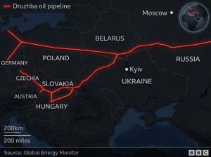 «Βόμβα» από Μόσχα: Διακόπτει την παροχή πετρελαίου στην Γερμανία μέσω του αγωγού Druzhba!