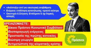 ΠΡΑΣΙΝΟΙ - Οικολογία: Πυροτεχνήματα και οικολογικό έλλειμμα Πρωθυπουργού στη ΔΕΘ