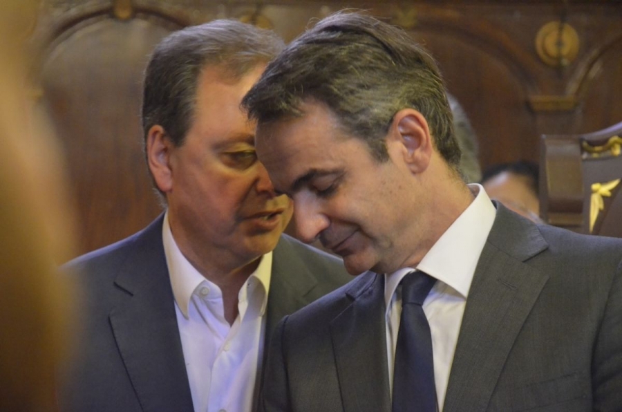 Ο Σπήλιος Λιβανός συνόδεψε τον Κυριάκο Μητσοτάκη στη Λευκάδα